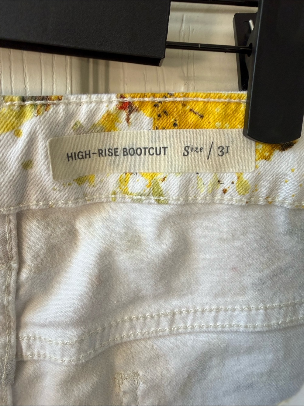 Pilcro Anthropologie Lemon Grove High-Rise Cropped Bootcut Jeans Women’s Size 31 - Picture 10 of 11